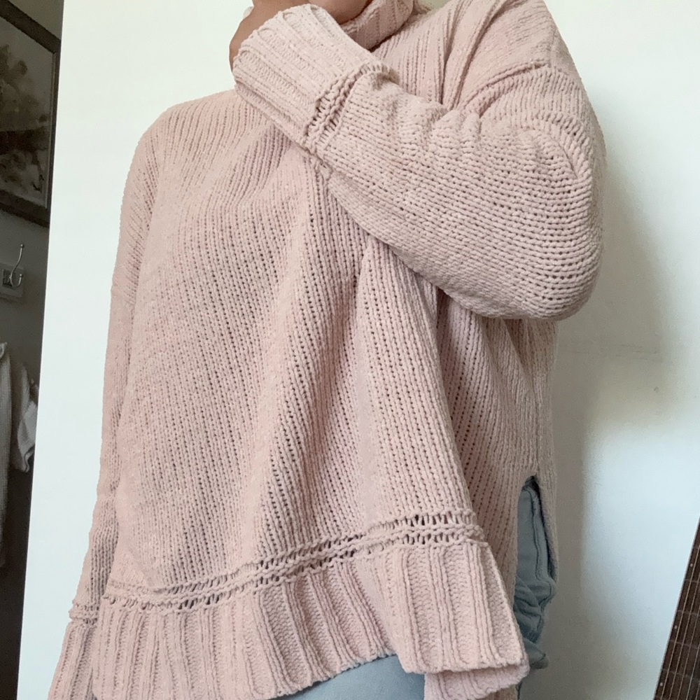 Aerie Blush Knit Sweater